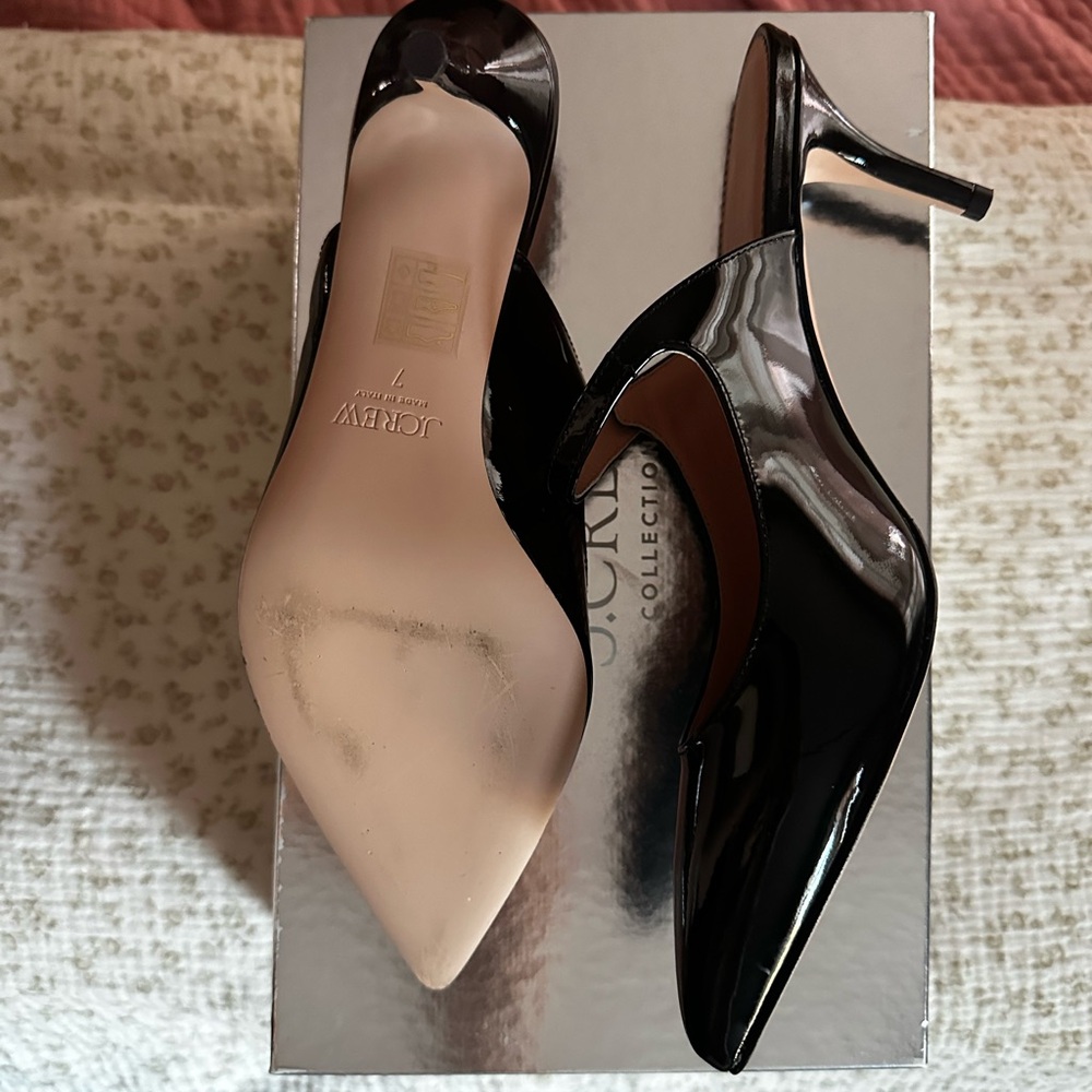 J. Crew Collette  Black Patent Leather Pump - Picture 3 of 3